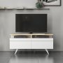 HANAH HOME TV polica Berlin 120 White - slika 1