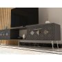 HANAH HOME TV polica Dome Anthracite Silver - slika 3