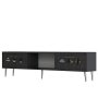 HANAH HOME TV polica Dome Anthracite Silver - slika 4