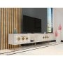 HANAH HOME TV polica Dome White Gold - slika 2