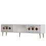 HANAH HOME TV polica Dome White Gold - slika 4