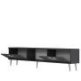 HANAH HOME TV polica Nida Anthracite Silver - slika 5