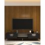 HANAH HOME TV polica Nida Anthracite Silver - slika 1