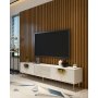 HANAH HOME TV polica Nida White Gold - slika 2
