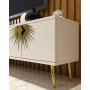 HANAH HOME TV polica Nida White Gold - slika 3