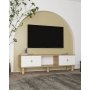 HANAH HOME TV polica Inci Bohem Sapphıre Oak White - slika 2