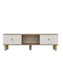 HANAH HOME TV polica Inci Bohem Sapphıre Oak White - slika 3