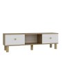 HANAH HOME TV polica Mono Sapphıre Oak White - slika 4
