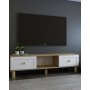HANAH HOME TV polica Rosalinda Bohem Sapphıre Oak White - slika 2