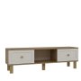 HANAH HOME TV polica Rosalinda Bohem Sapphıre Oak White - slika 4