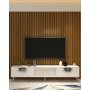 HANAH HOME TV polica Nida White Silver - slika 1