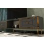 HANAH HOME TV polica Arno Anthracite Gold - slika 3