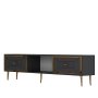 HANAH HOME TV polica Arno Anthracite Gold - slika 4