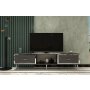 HANAH HOME TV polica Arno Anthracite Silver - slika 1