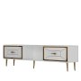 HANAH HOME TV polica Arno White Gold - slika 4