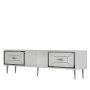 HANAH HOME TV polica Arno White Silver - slika 4