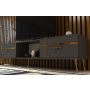 HANAH HOME TV polica Line Anthracite Gold - slika 3