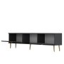HANAH HOME TV polica Line Anthracite Gold - slika 5
