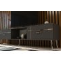 HANAH HOME TV polica Line Anthracite Silver - slika 3