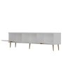 HANAH HOME TV polica Line White Gold - slika 5