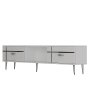 HANAH HOME TV polica Line White Silver - slika 4