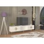 HANAH HOME TV polica Robber White Gold - slika 2