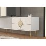 HANAH HOME TV polica Robber White Gold - slika 3
