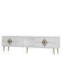 HANAH HOME TV polica Robber White Gold - slika 4
