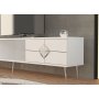 HANAH HOME TV polica Robber White Silver - slika 3