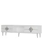 HANAH HOME TV polica Robber White Silver - slika 4