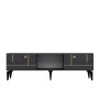 HANAH HOME TV polica Madera Anthracite Gold - slika 3