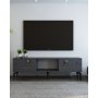 HANAH HOME TV polica Madera Anthracite Gold - slika 1