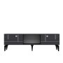 HANAH HOME TV polica Madera Anthracite Silver - slika 3