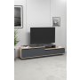 HANAH HOME TV polica Pure Sonomo Anthracite - slika 2