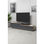 HANAH HOME TV polica Pure Sonomo Anthracite - slika 1