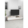 HANAH HOME TV polica Pure Sonomo White - slika 2