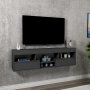 HANAH HOME TV polica Lisa Anthracite - slika 2