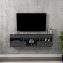 HANAH HOME TV polica Lisa Anthracite - slika 1