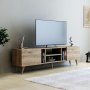HANAH HOME TV polica Rudy Walnut - slika 1