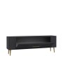 HANAH HOME TV polica Retrol1 Anthracite Gold - slika 4