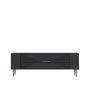 HANAH HOME TV polica Retrol1 Anthracite Gold - slika 5
