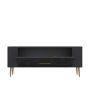 HANAH HOME TV polica Retrol2 Anthracite Gold - slika 5