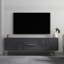 HANAH HOME TV polica Retrol2 Anthracite Silver - slika 1