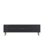 HANAH HOME TV polica Retrol3 Anthracite Gold - slika 5