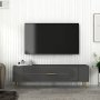 HANAH HOME TV polica Retrol3 Anthracite Gold - slika 1