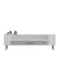 HANAH HOME TV polica Retrol3 White Gold - slika 4