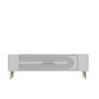 HANAH HOME TV polica Retrol3 White Gold - slika 5