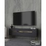HANAH HOME TV polica Retrolp1 Anthracite Gold - slika 2