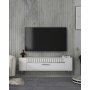 HANAH HOME TV polica Retrolp1 White Silver - slika 1
