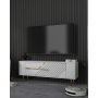 HANAH HOME TV polica Retrolp5 White Gold - slika 2